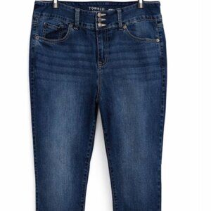 Torrid Super Soft Jeggings Size 16S Dark Wash Pull-On Skinny 👖✨